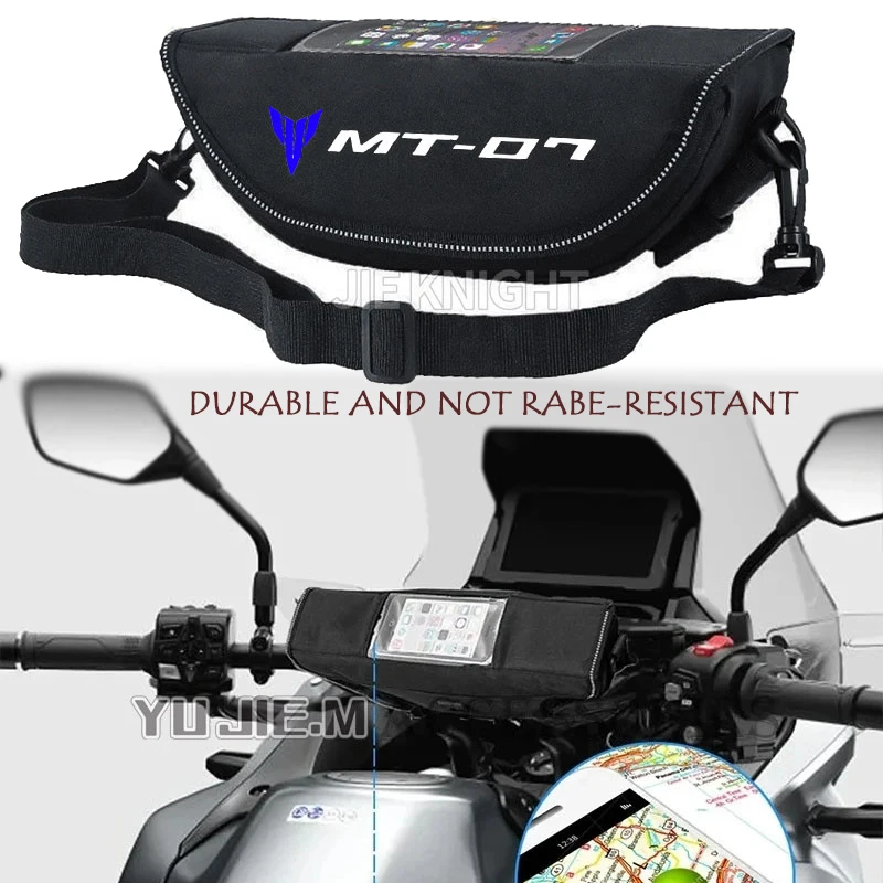 

For Yamaha MT03 MT01 MT07 MT09 MT10 MT 01 03 07 09 1 GPS handlebar bag travel navigation waterproof moto Motorcycle accesssories