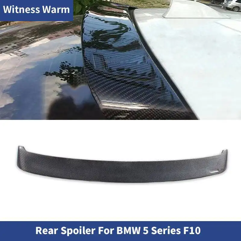 

F10 Carbon Fiber Roof Spoiler for Bmw F10 5 Series 2010 2011 2012 2013 2014 2015 2016 Rear Wings Spoiler Roof Wing Car Body Kit
