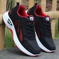 Men's concise mesh breathable lightweight casual sports shoes summer outdoor comfort soft sole running shoes male walk sneakers