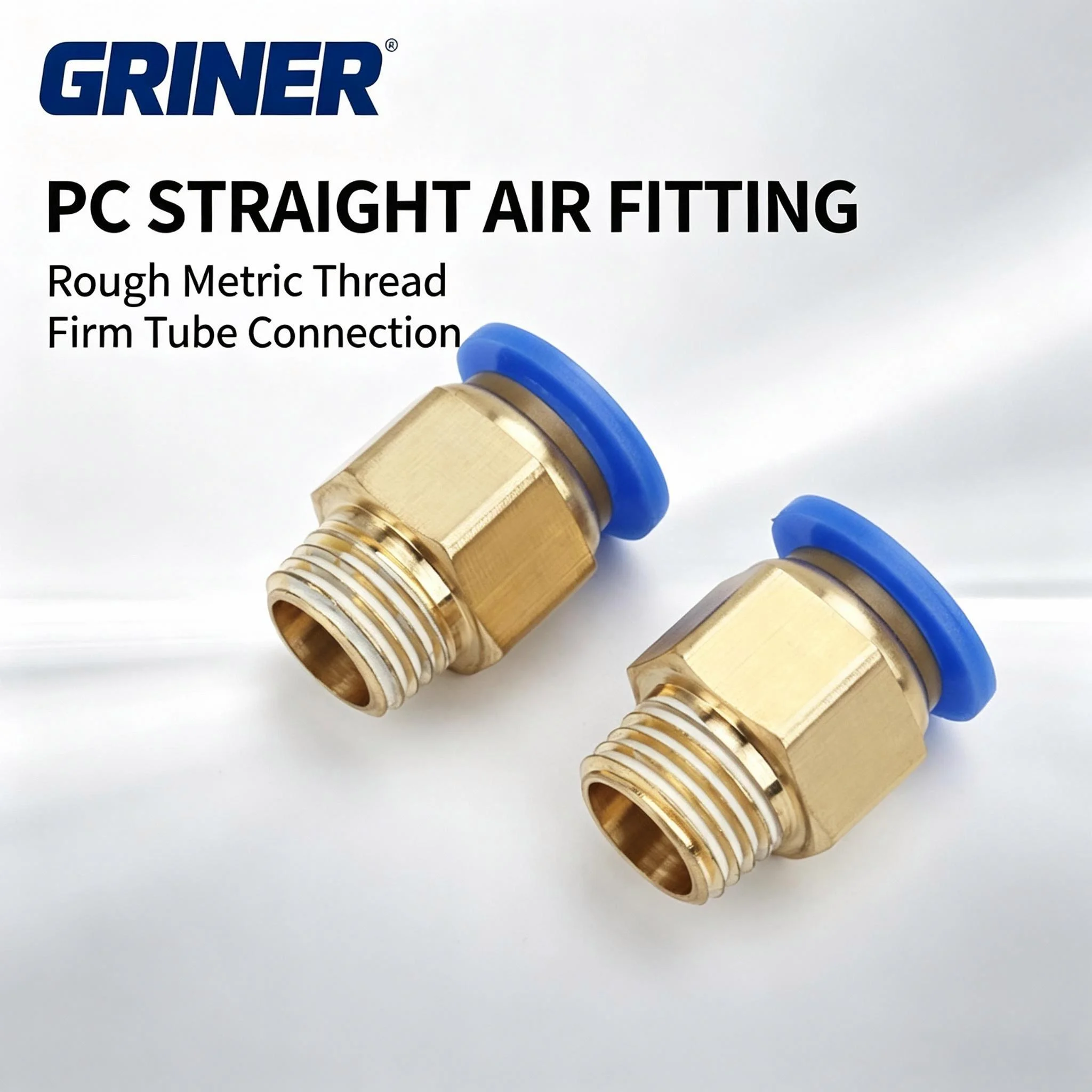 GRINER U‑Drill Coolant Quick Connector M10 M12 M16 M10*1 Water Air Tube Fitting For CNC Lathe Internal Cooling U‑Drill Tool Acce