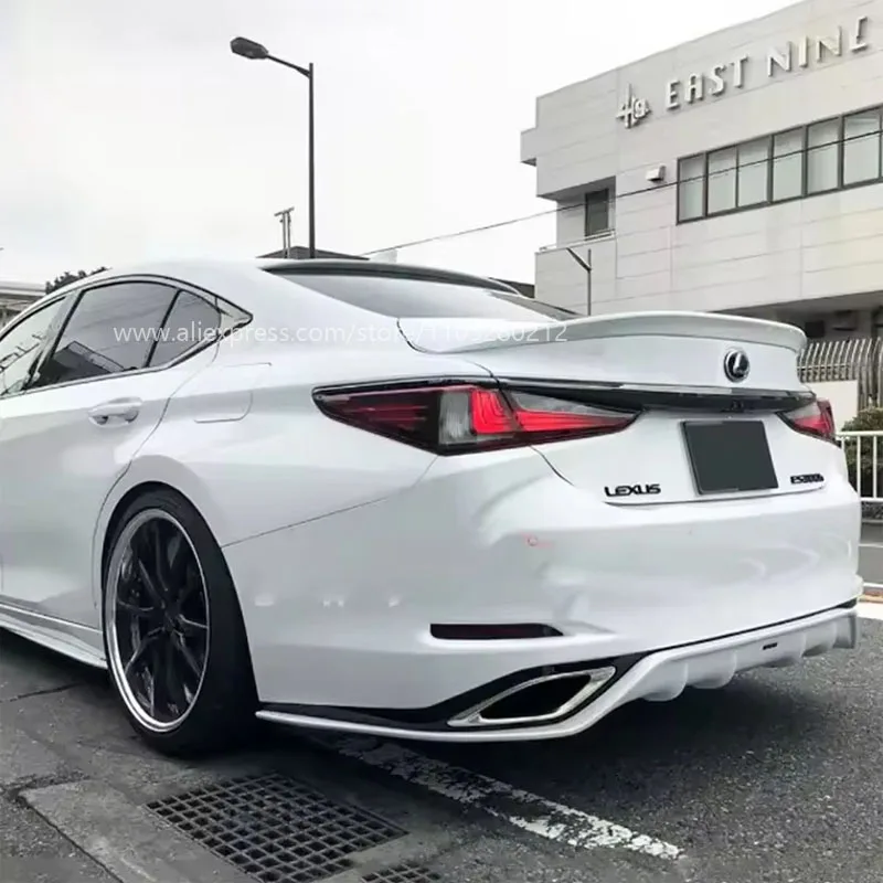 Fits 2018-2023 Lexus ES200/260/300h Carbon Fiber Rear Spoiler Wing Original Car Ducktail Upgrade Replacement Large Spoiler