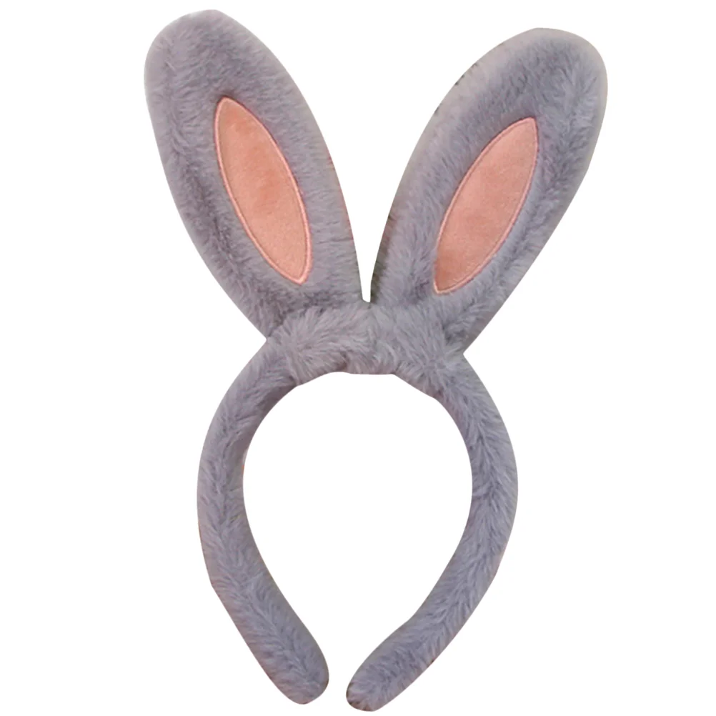 2-PCS Bunny Dress Opaska na głowę Dziewczęce opaski do włosów dla dzieci Królicze uszy Tkanina Kobiety Prezent Akcesoria Dorosły pluszowy kostium dziecięcy