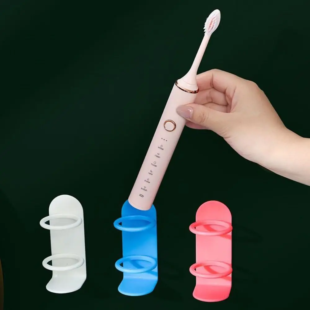 New Wall Mounted Bathroom Toothbrush Rack No-Drilling Toiletries Storage No-Drilling Installation Toiletries Storage Home