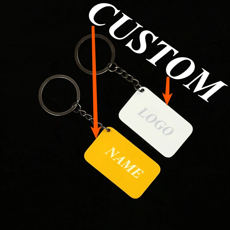 

1pc Custom Keychain Personalized Stainless Steel Anti Loss Number Plate Customized Key Ring Car Accessories Gift Wholesale