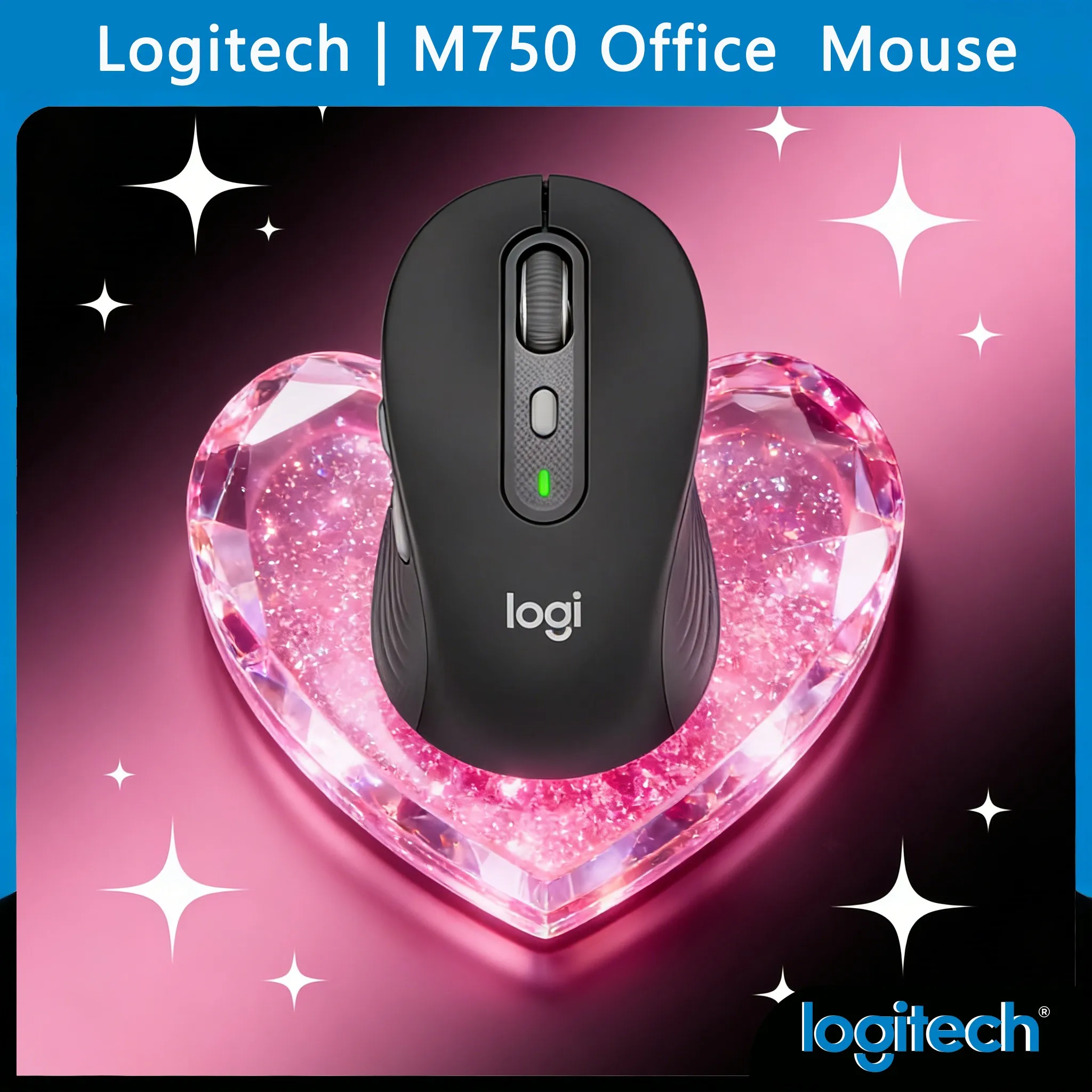 

Беспроводная мышь M750 для разных платформ с переключением между устройствами, регулируемым DPI /G102/G203/G304/MX Anywhere 3S/M220/M100R/M221/M280