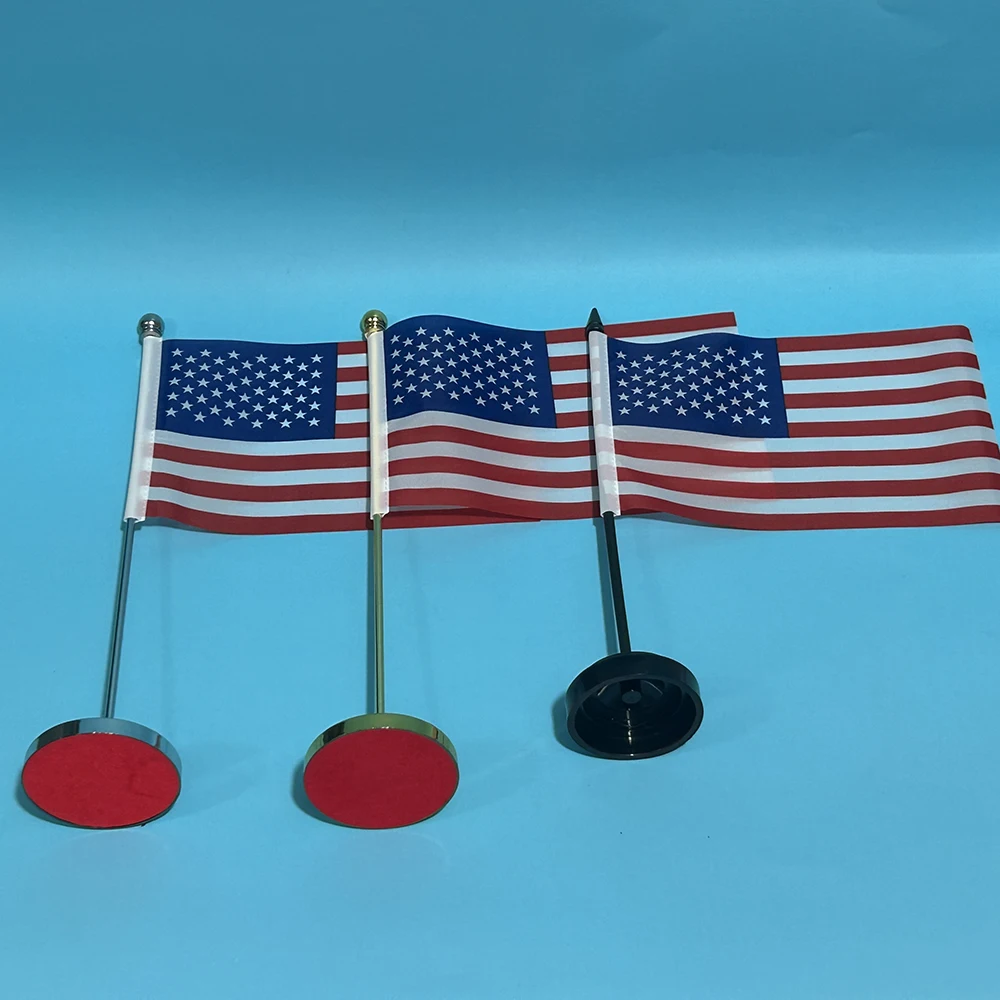 (SKY FLAG)Office Desk Flag Of  united states us usa american flag 14x21cm US Desk Ornaments Flags