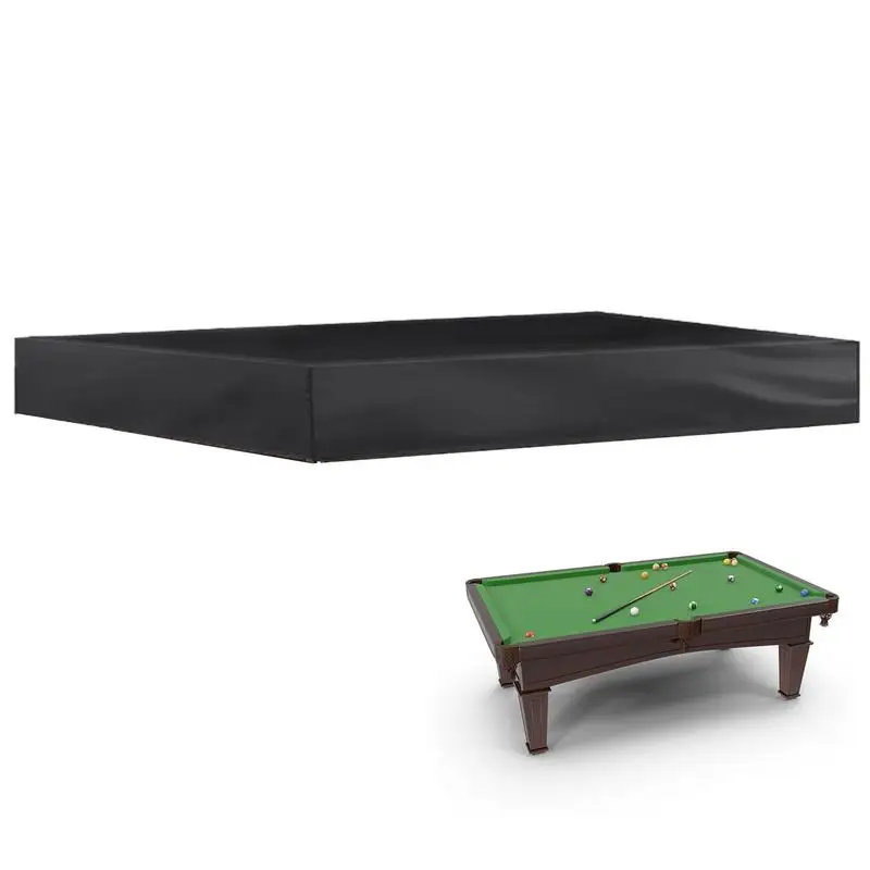 

Pool Table Dust Cover Waterproof Table Protective Cover 210D Oxford Cloth Cover For Protecting Felt Indoor Outdoor All Season