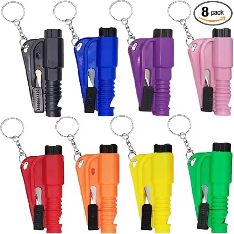 Safety Hammer Car Escape Tool 3-in-1 Window Breaker Seat belt Cutter Compact Emergency Hammer Escape Tool for Car Accessories view 6