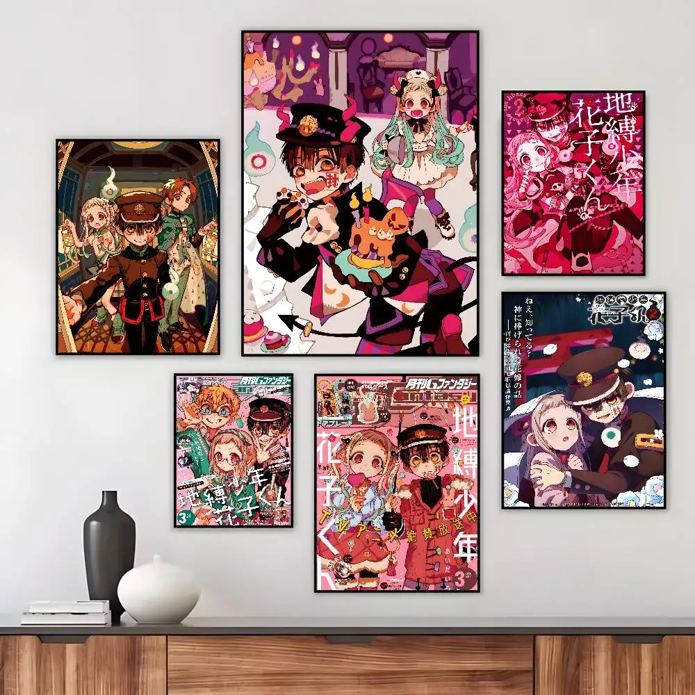 Movie Hot Toilet Bound Hanako Kun Anime Poster Art Canvas Advanced Aesthetic Printing Paper Wall Art for Living Room Home Decor