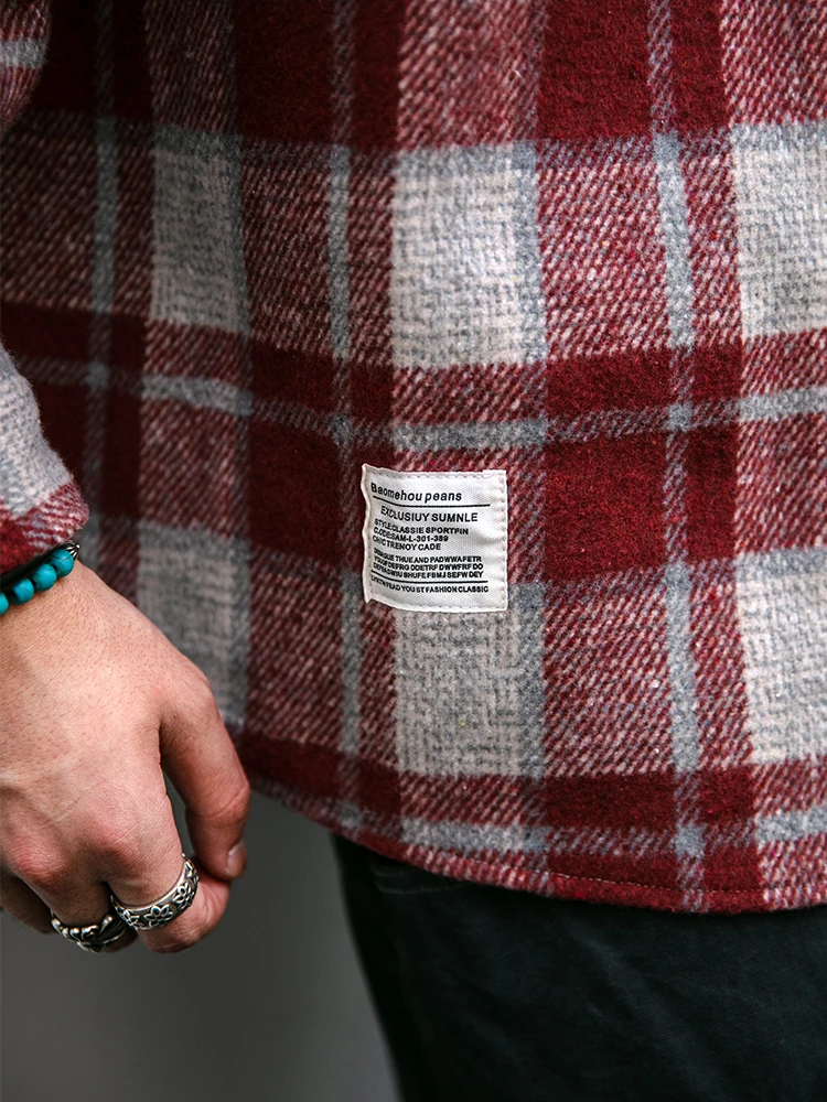 Herren Hemd American Vintage P – Flannel Plaid Shirt Heavy Weight Bewertung und Preis