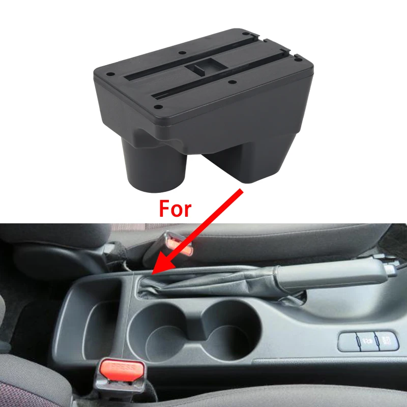 For Toyota Yaris Armrest For Toyota Yaris Hybrid 2020 2021 2022 2023 armrest Yaris Storage Content box USB Car Accessories