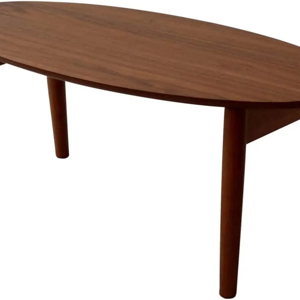 

Compact Walnut Folding Coffee Table, 17 x 35