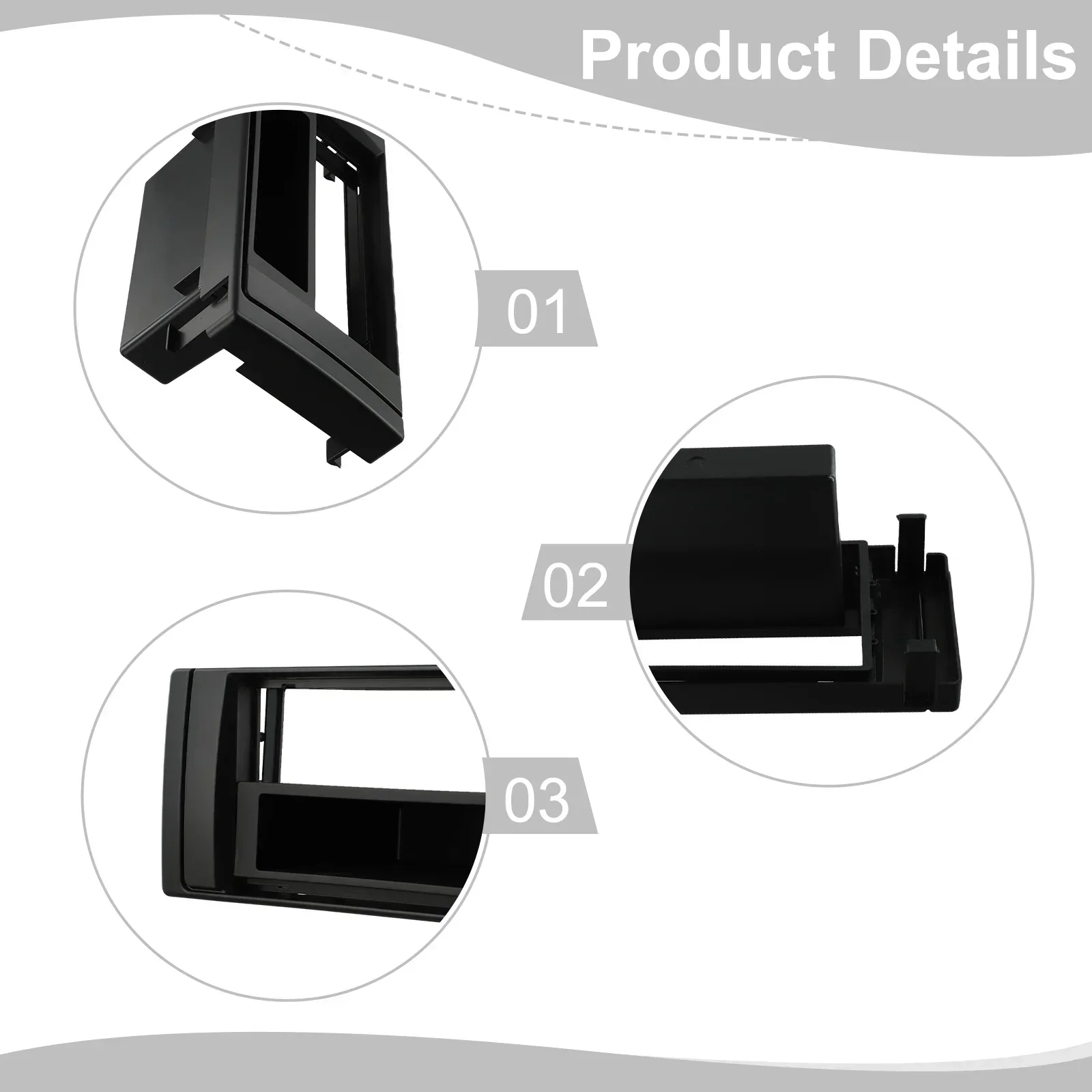 

For X5 E53 X5 E53 Panel Radio Fascia Panel Vehicle Interior Modification Perfect Fit For BMW Robust Material Construction