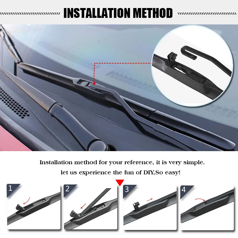 BEMOST Auto wiper universal U / J hook 14\