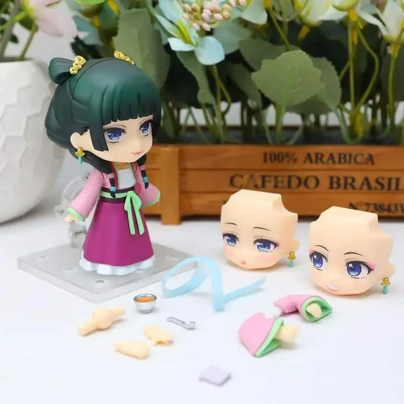 

Q Version Cute Mao Mao Anime The Apothecary Diaries Maomao 2640# Action Figurine Collectible Movable Model Doll Set Toy