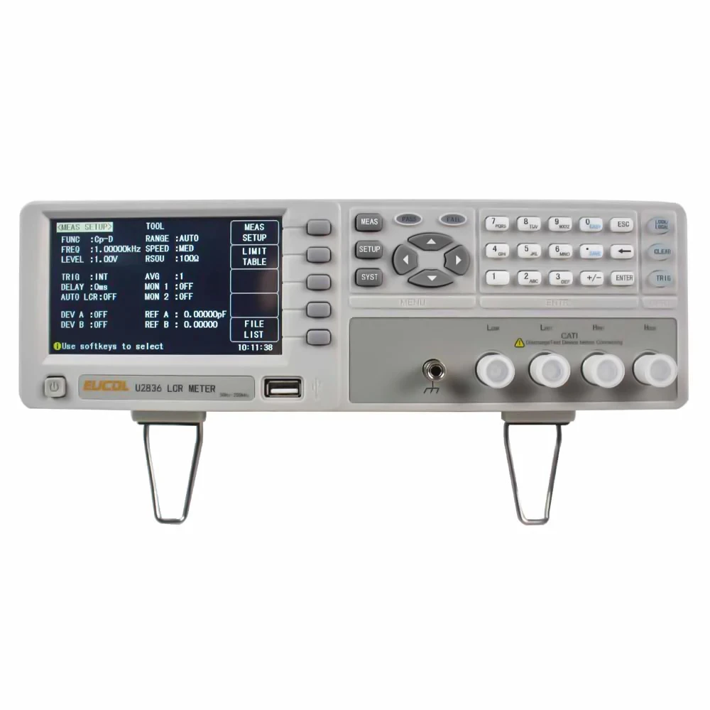 LCR digital bridge tester 50-200kHz resistance, capacitance, and inductance tester