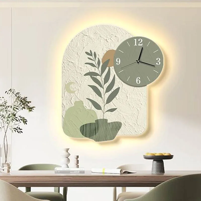 Fun Fancy Battery Wall Clock Unique Decorative Art Luminous Metal Digital Wall Clock Design Decoration Duvar Saati Home Decor