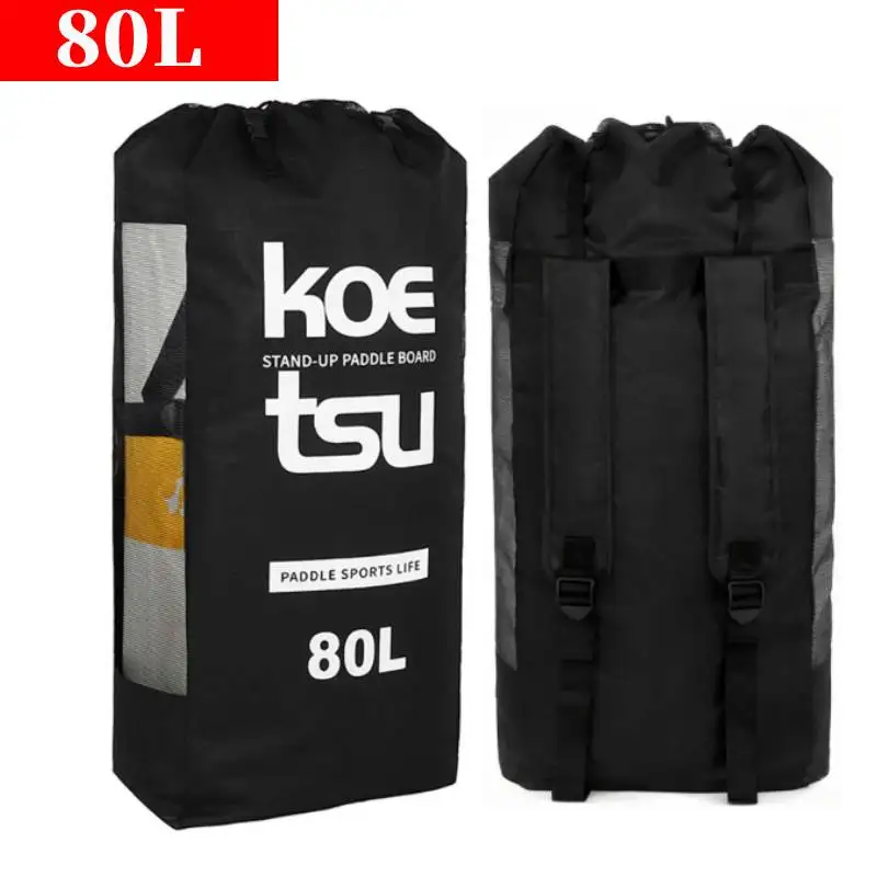 

Сумка для надувной доски для паддлбординга премиум-класса, 80 л, сумка для SUP-каяка, дорожный рюкзак, вместительная сумка для хранения из ткани Оксфорд 600D