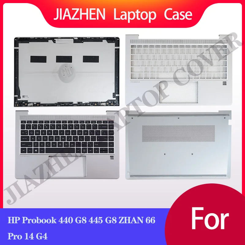 

Запчасти для ноутбука, новые для 440 G8 G9 ZHAN 66 Pro A 14 G4, задняя крышка ЖК-дисплея/передняя панель/подставка для рук/нижний корпус, замена верхней крышки