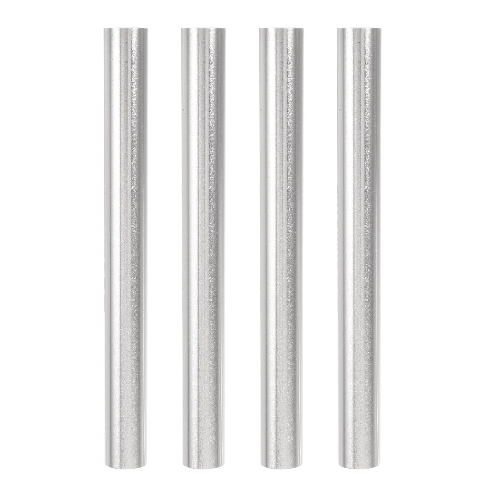 

4 Pcs Tent Pole Repair Pipe Fixing Tube Connector Aluminum Alloy Silver Replacement