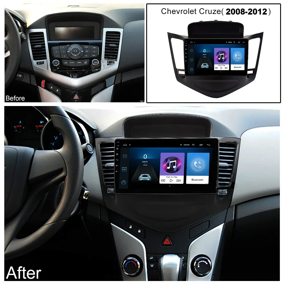 8 Core Car android 13 multimedia For Chevrolet Cruze 2008-2012 Car Radio Video Player Autoraido Carplay 4G GPS 2 din dvd