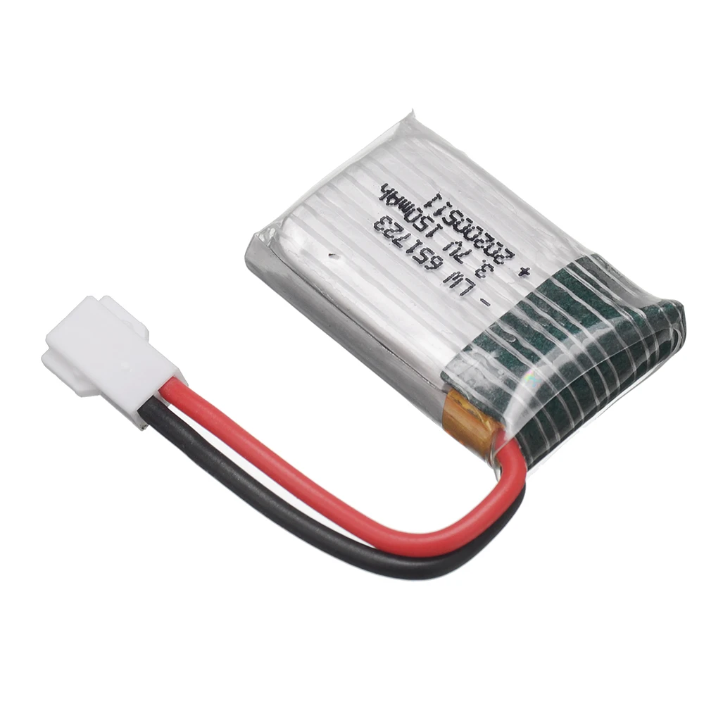 H8Mini 3.7v 150mah 651723   Akumulator i ładowarka Lipo do części zamiennych do quadkoptera RC H2 H8 H48 U207