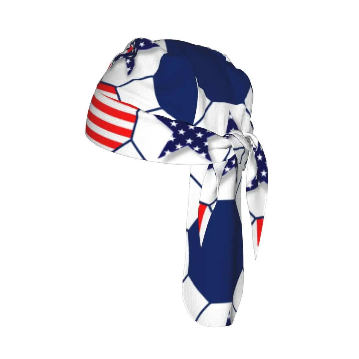 

Быстросохнущая бандана-повязка на голову с защитой от солнца, с американским флагом и звездами, для спорта, бега и велоспорта