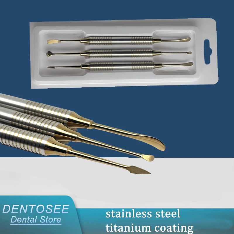 

Dental Implant Elevator Separator Double Ends Tool Periosteal Elevator for Reflecting Retracting Titanium, Oral Surgery