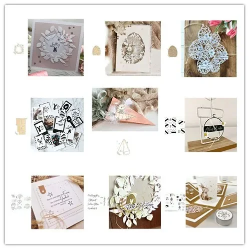 Neue Ankunft Presell Ostern Stempel und Stanzformen für DIY Scrapbooking/Fotoalbum, dekorative Prägung, DIY-Papierkarten