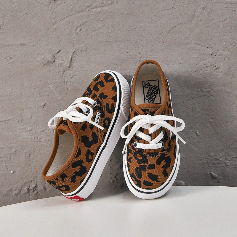 Children Lace Up Casual Shoes Kids Soft Bottom Lightweight Comfort Flat Board Shoes Toddler Breathable Fashion Canvas Shoes