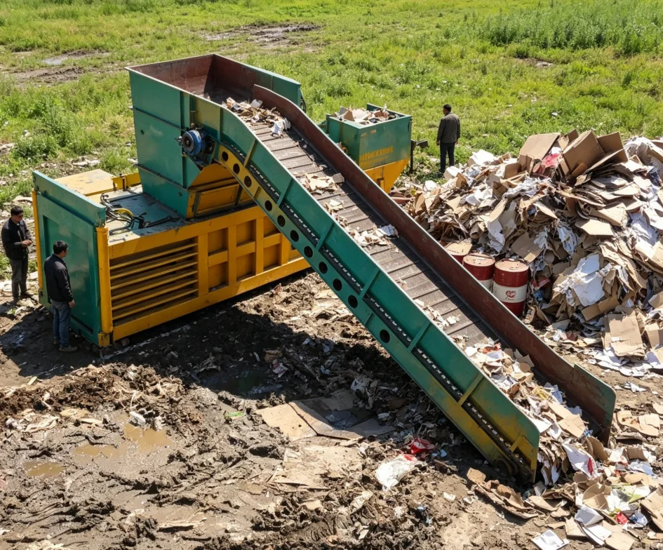 Semi Automatic Horizontal Baler Machine Waste Paper Cardboard Plastic Compactor Industrial Hydraulic Baling Presser