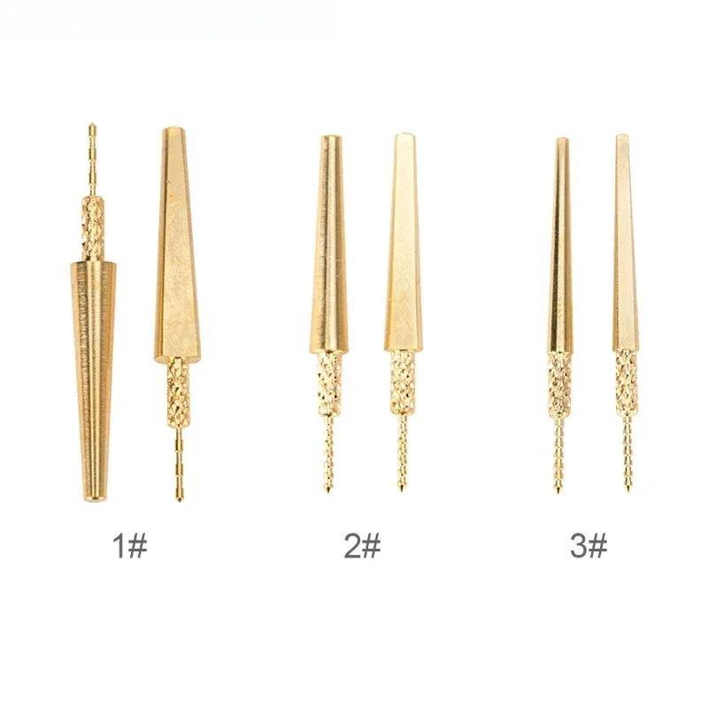 

250pcs/set Dental Lab Brass Dowel Stick Pins with Spike Pitch Brass Pins Plaster Stone Die Model Work Material Dentist Tool X