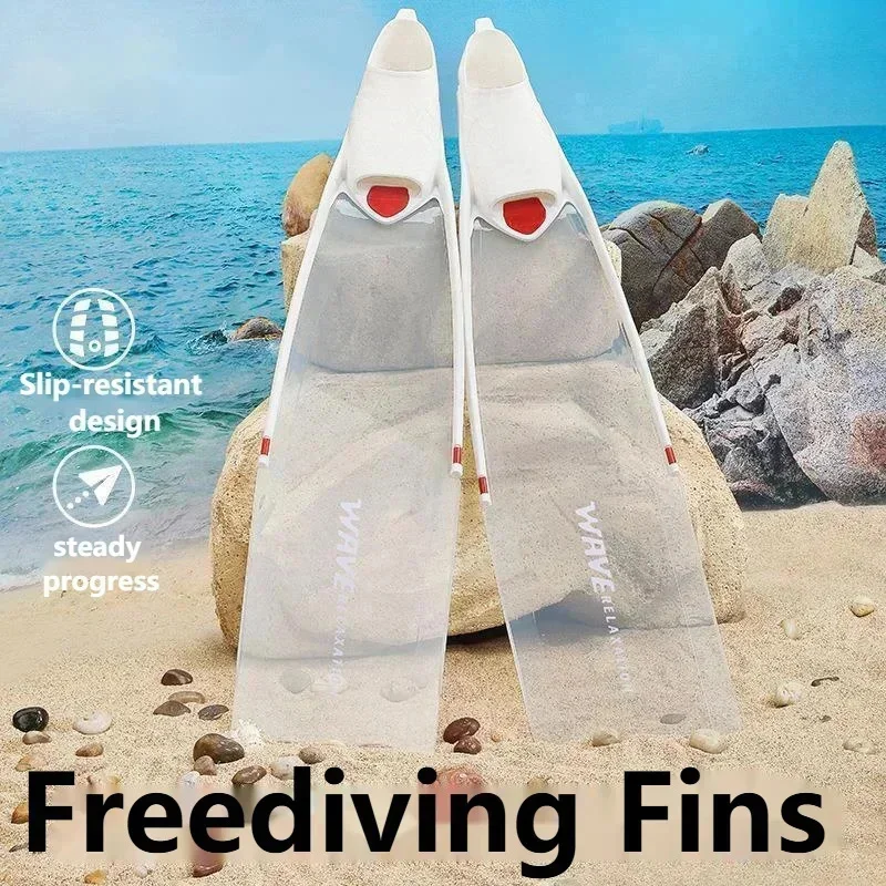 Snorkeling Men And Women Free Diving PP Fins Spearfishing Long Fins Comfortable Flexible Lightweight Swimming Long Fins