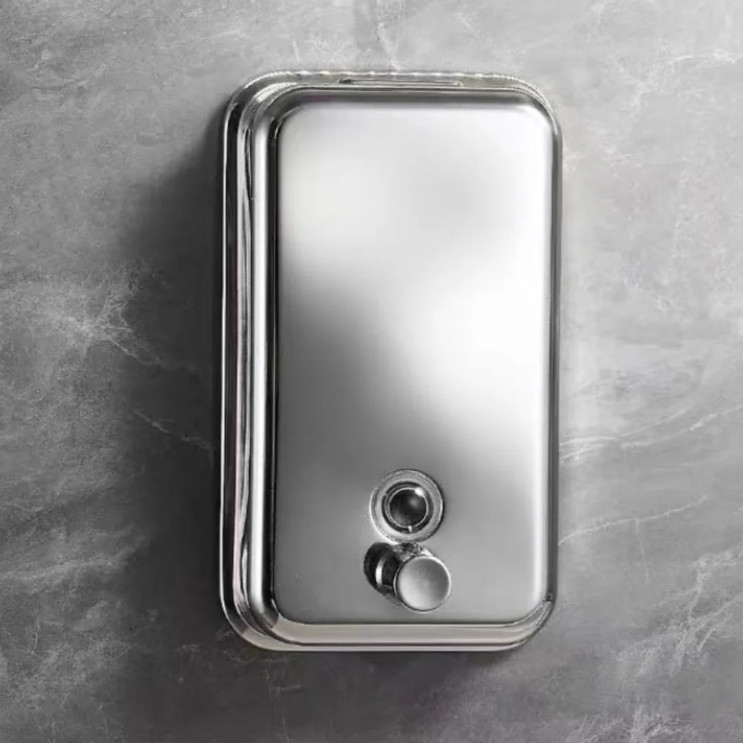 

Gold Soap Dispenser Wall Mount SUS304 Bathroom Hand Liquid Soap Dispenser/Kitchen Soap Dispenser Chrome Bathroom Shampoo Bottles