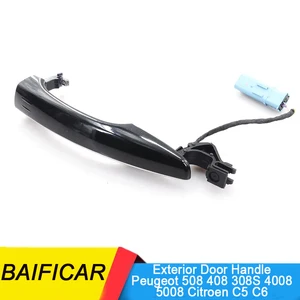 Balific Black Outdoor Door Baby Out With Sensor Key Hole cho Peugeot 508 408 308S 4008 5008 Citroen C5 C6 6 Do đó, doanh số bán hàng chính 5008 - №4