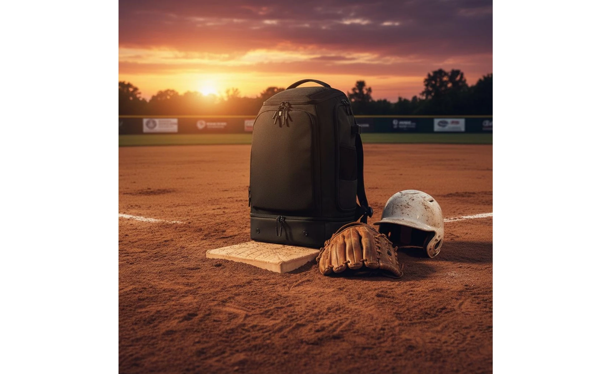 Baseball Equipment Backpack Custom Embroidery Softball Equipment Backpack Bat Sleeve Pack Vented Storage Wet Dry Separation