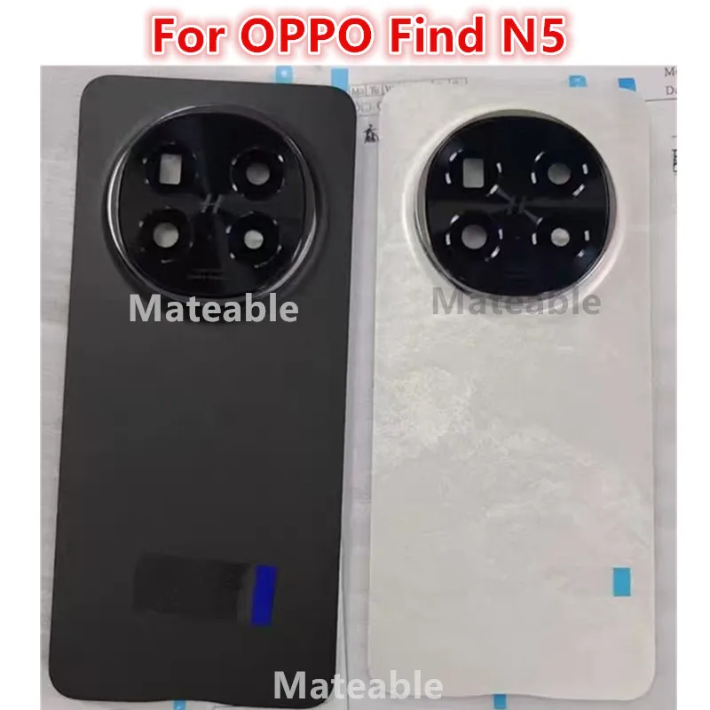 

Корпус FindN5 N 5, задняя крышка аккумулятора OPPO Find N5, ремонт, замена задней крышки дверного телефона + объектив камеры
