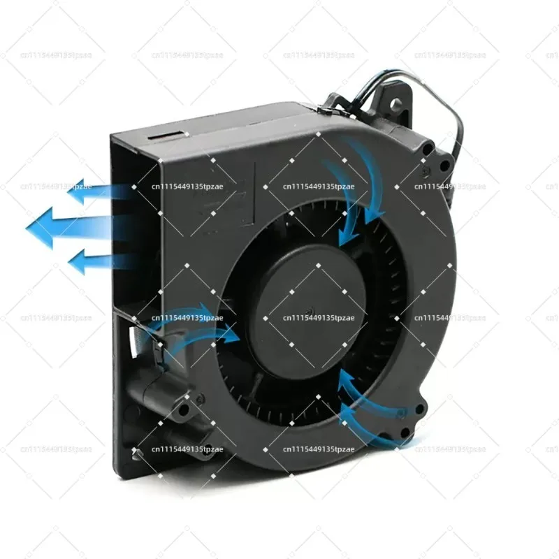 DC12V Adjustable Speed Centrifugal Turbine Air Unit 3300RPM Large Air Volume 44.64CFM Supporting Power Module