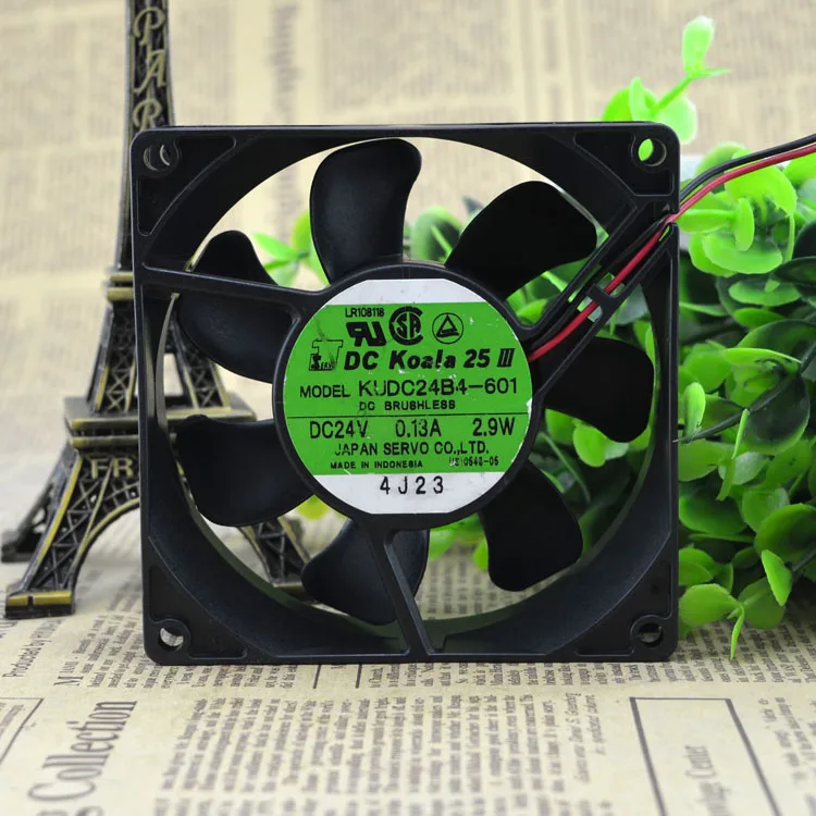 9cm Servo 9025 Mute InverterIPC Fan 24V 0.13a KUDC24B4-601
