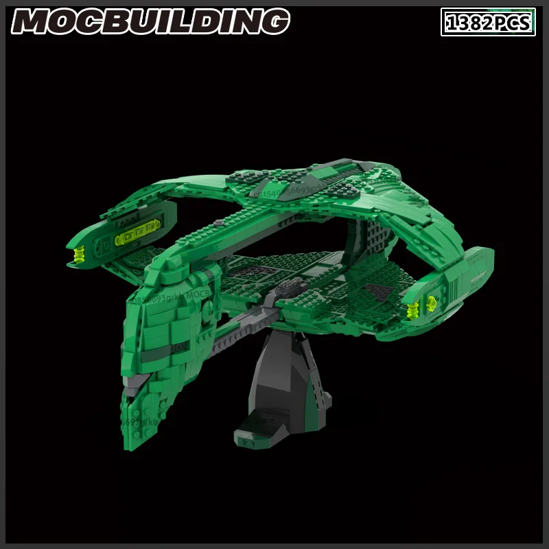 

Spaceship MOC Star Battle Trek Model Bird-type Battle DIY Educational Assembly Toys Romulan Warbird Starship Birthdays Gift