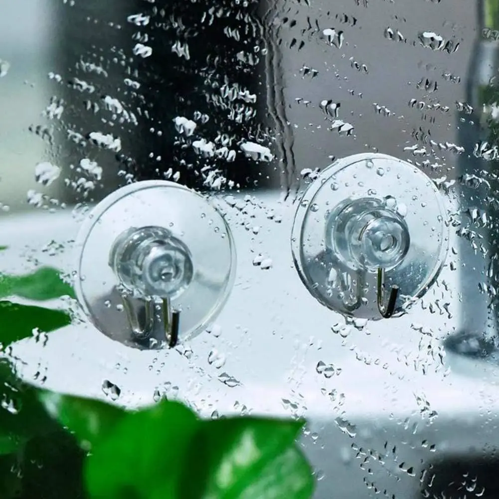 24 Stück Saugnapf-Haken, abnehmbarer kleiner starker Saugnapfhalter mit Metallhaken für Küche, Dusche, Wand, Fenster, Glastür