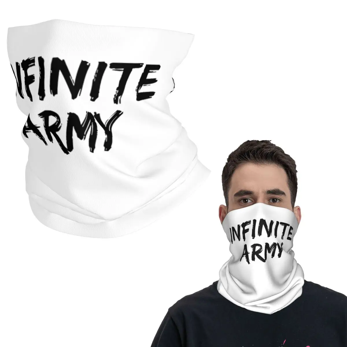 

Caylus Merch Infinite Army Bandana Neck Gaiter Printed Wrap Mask Scarf Multi-use Headwear Outdoor Sports Unisex Adult