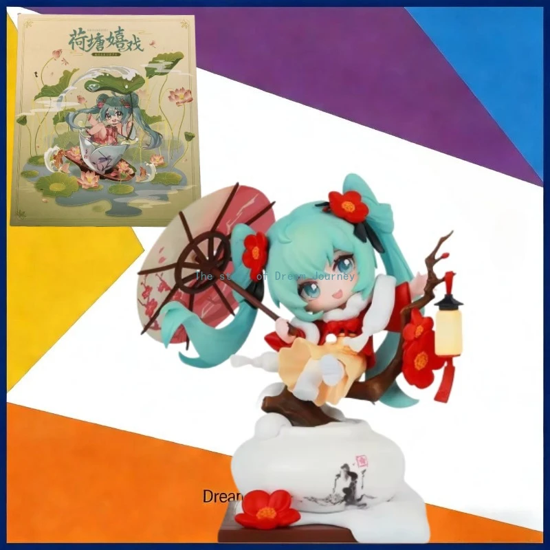 

【En stock】 Original Qingcang Studio Piapro Hatsune Miku versión Q figura Xueying Hongmei figura regalo de animación
