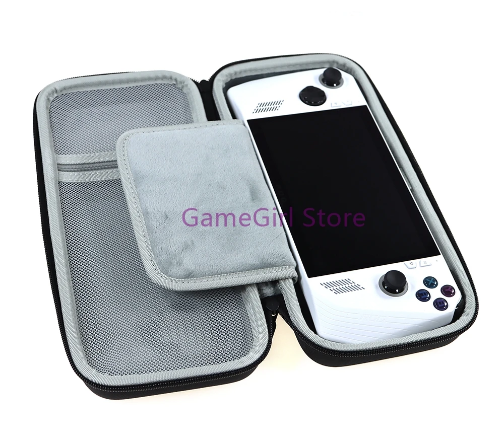 3pcs Black Portable Shockproof EVA Hard Case Protective Storage Bag For ASUS ROG Ally Game Console