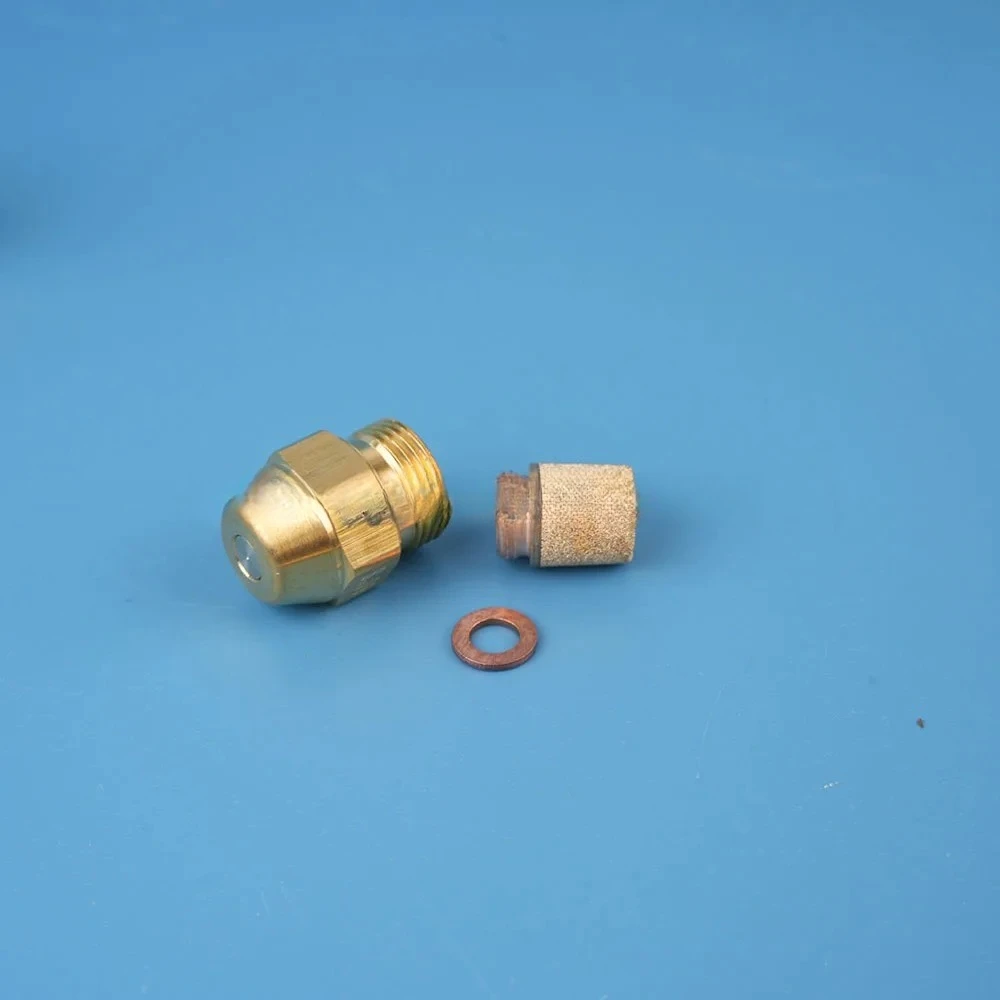 Brass 9/16 Diesel Injector Nozzle, 60‑Degree Heavy‑Fuel Oil Burner Spray Nozzle For Oil Burning Combustion Equipment