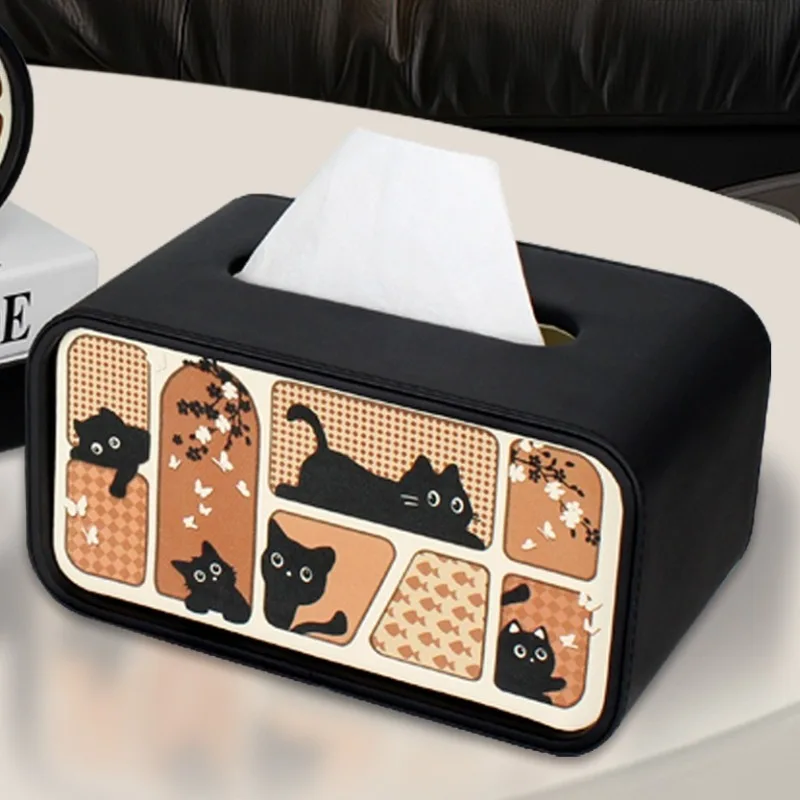 Tissue Box for Living Room High Grade Household Multifunctional Modern Coffee Table Paper Box
