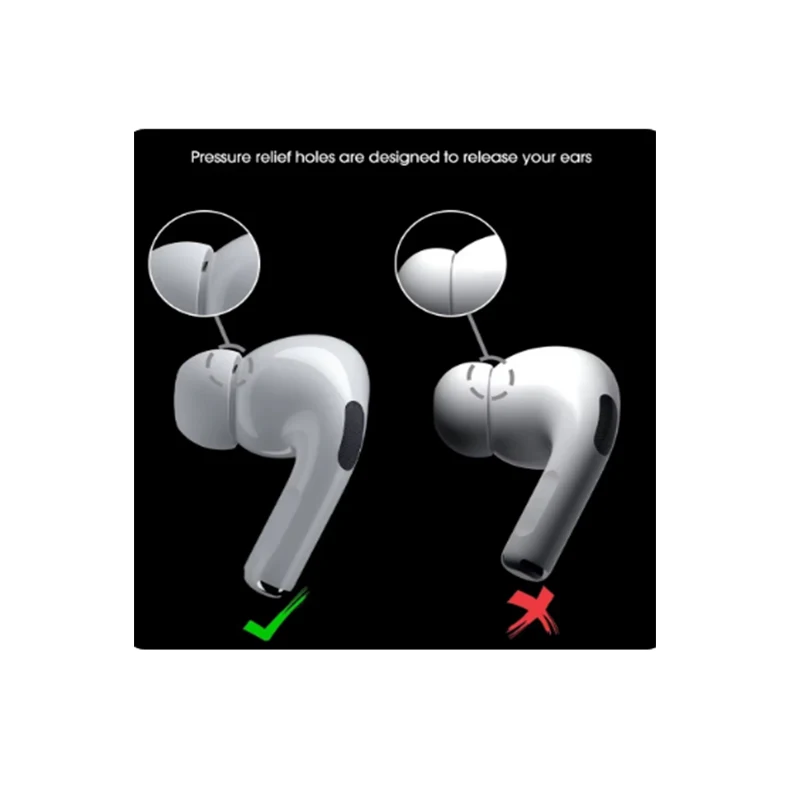 Siliconen Memory Foam Oordopjes voor Apple Airpods Pro 2 1 Oordopjes Siliconen Covers Caps Vervanging Oorkussen Oordopjes voor AirPods Pro