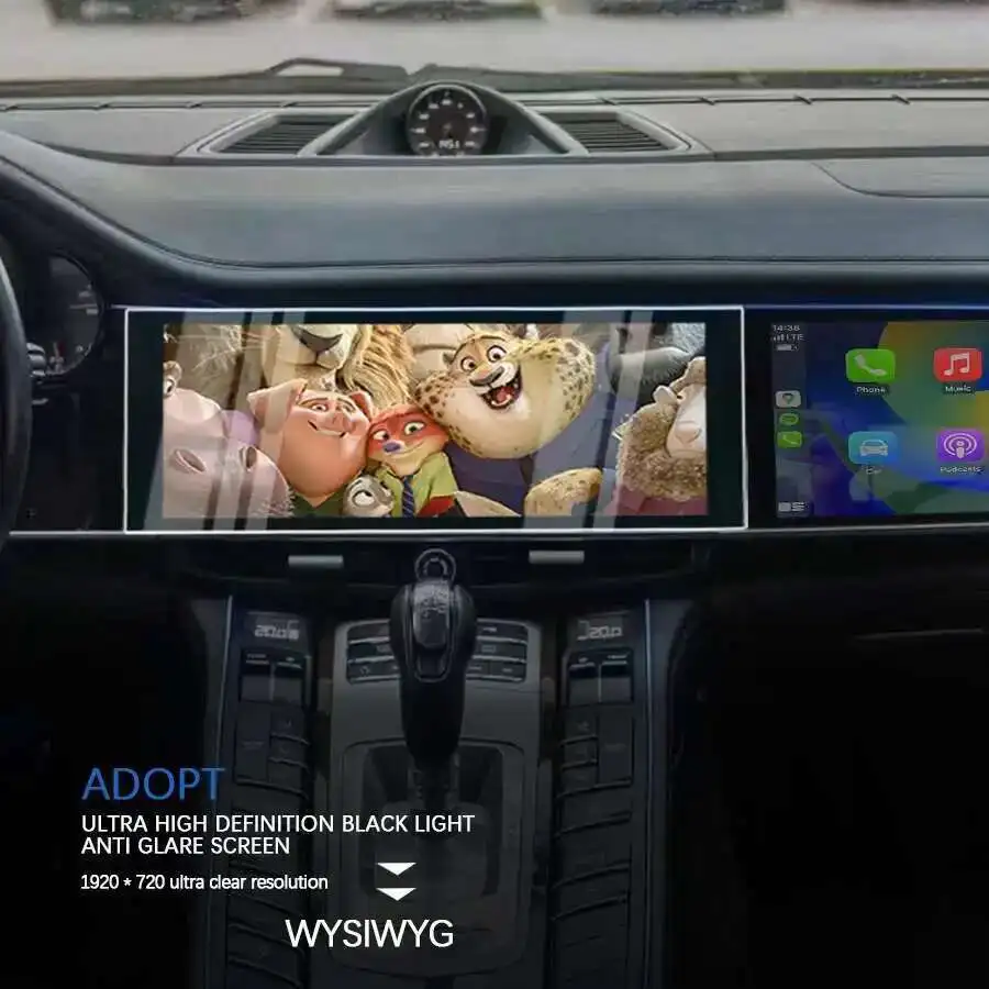 Carplay für Porsche Panamera 970, verbesserter interaktiver Dual-Screen, 12,3 Zoll + 11,4 Zoll, Android-Multimedia-Video-Player, LHD, RHD