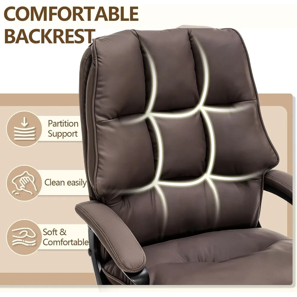 كرسي مكتب مريح مبطن مزدوج لجلسلات العمل الممتدة مع كرسي مكتب تنفيذي بارتفاع قابل للتعديل #6