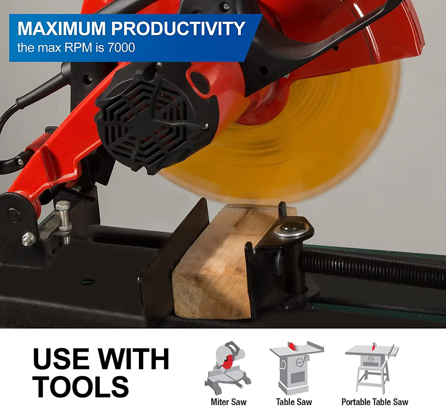 Professional ขัด10นิ้ว80ฟัน Crosscutting Tico คาร์ไบด์ใบเลื่อยตัดสำหรับตาราง/Miter/Tracl